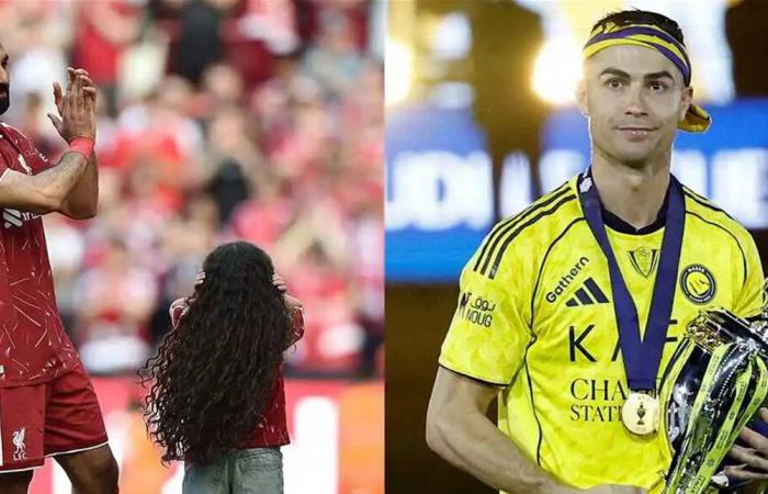 رونالدو يحسم موقفه من انضمام محمد صلاح إلى النصر