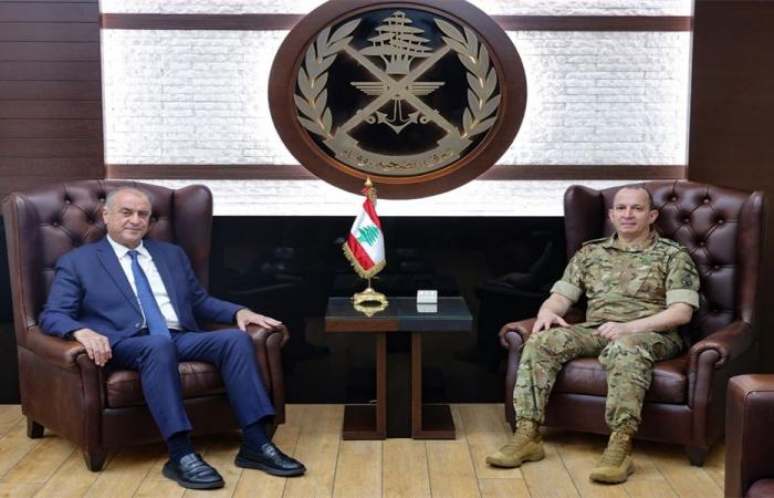 قائد الجيش يبحث مع سليمان الأوضاع في الشمال