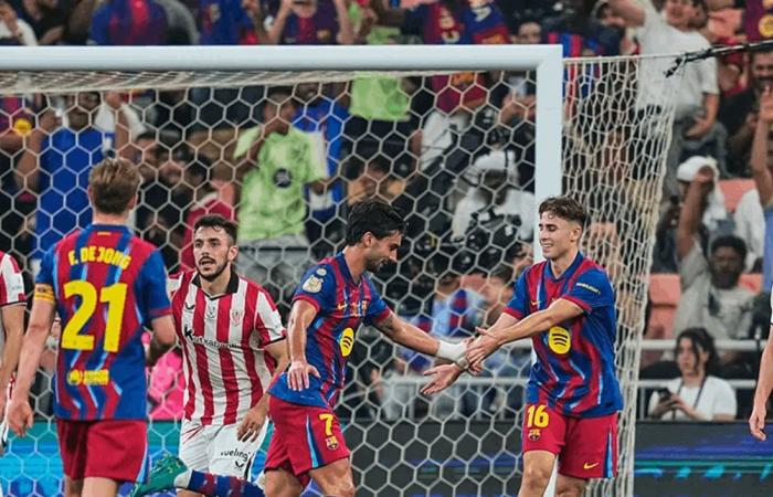 برشلونة يستمتع بأجواء جدة الساحرة.. ويسحق أتلتيك بلباو