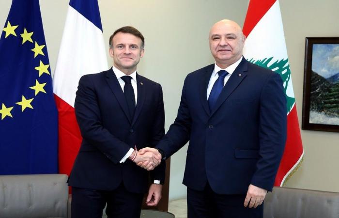 عون يطلب من ماكرون التدخل لمنع استهداف الضاحية