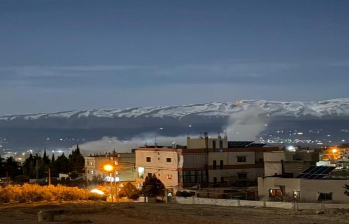 عائلات عالقة نتيجة الغارات المكثفة على النبي شيت