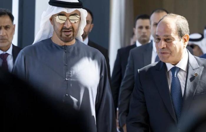السيسي يلتقي بن زايد في أبوظبي: تضامن كامل مع الإمارات