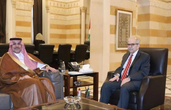 سلام التقى سفير السعودية في زيارة بروتوكولية