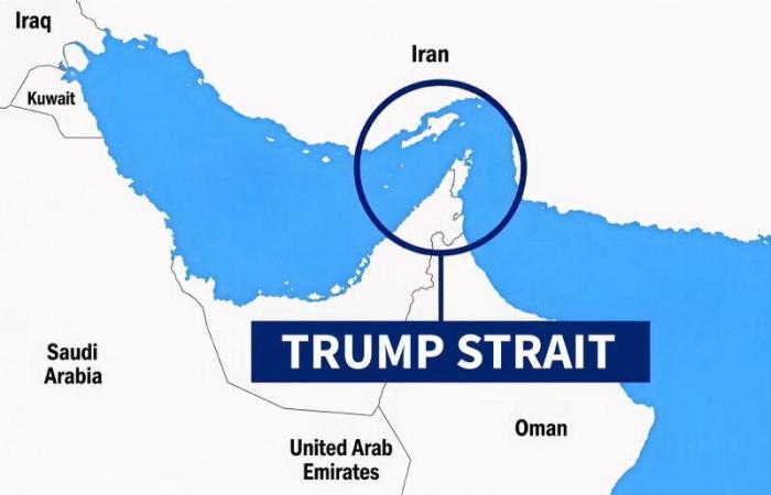 بالصّورة: مضيق هرمز يتحوّل إلى “مضيق ترامب”!