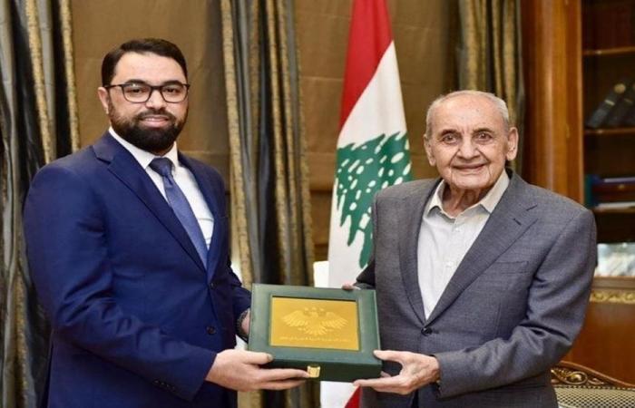 بري والهزاع يشددان على تعزيز العلاقات اللبنانية-السورية