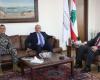 النفّي يستقبل مستشار رئيس الجمهورية لشؤون مكافحة الفساد في مرفأ بيروت